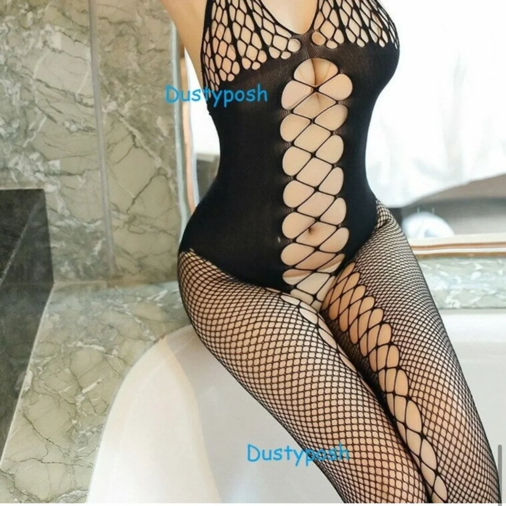 Sexy Body Stocking Pantyhose Tights Halter Sexy Lingerie Gift Bedroom Club Red